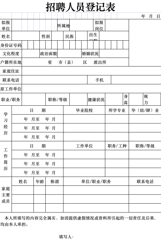 招聘工作人員簡(jiǎn)章